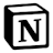 Logo of Notion